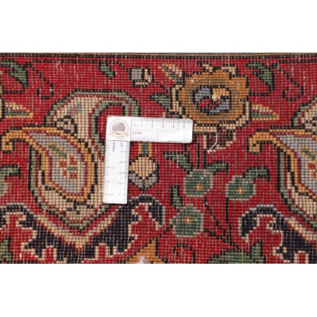 Tappeto Tabriz Persia marrone giallo 300x387