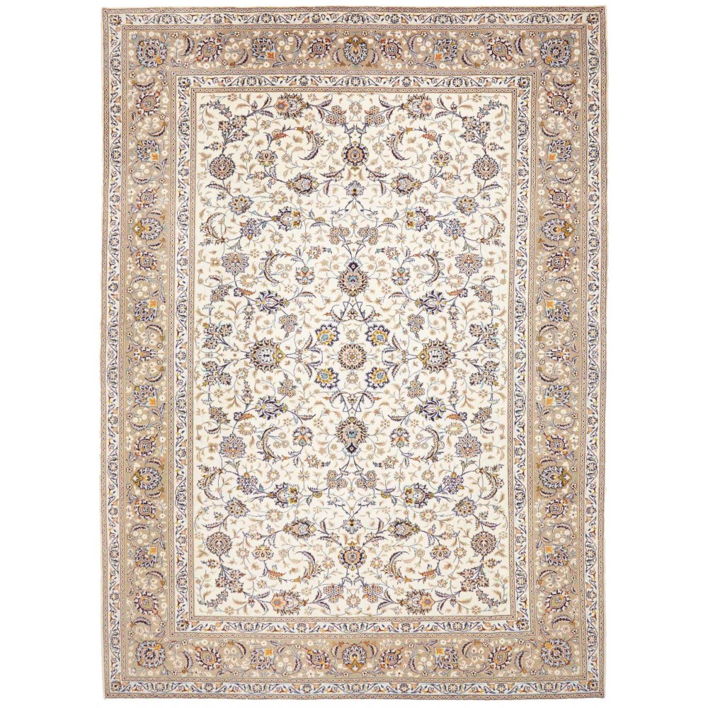 Tappeto Kashan Persia bianco 280x383