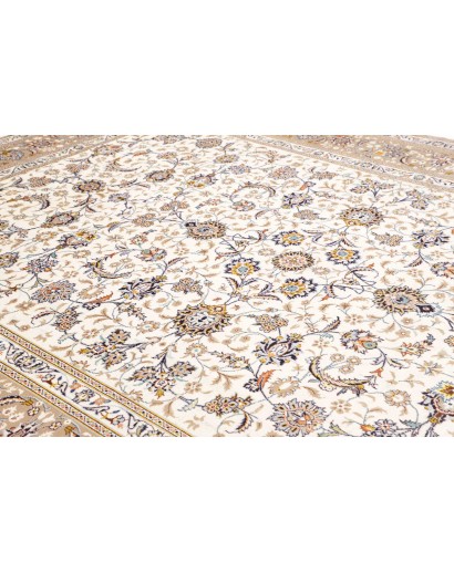 Tappeto Kashan Persia bianco 280x383
