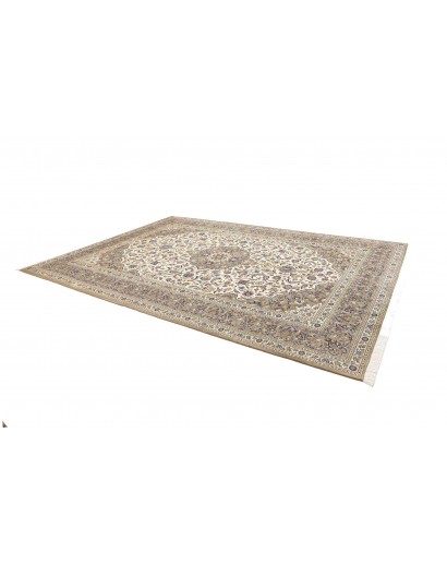 Tappeto Kashan Persia beige marrone 252x367
