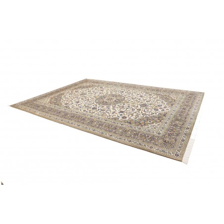 Tappeto Kashan Persia beige marrone 252x367