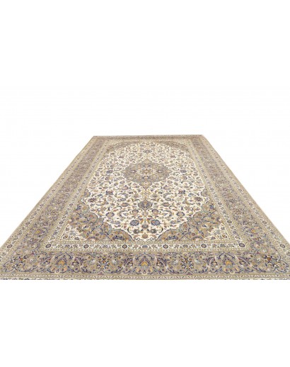 Tappeto Kashan Persia beige marrone 252x367