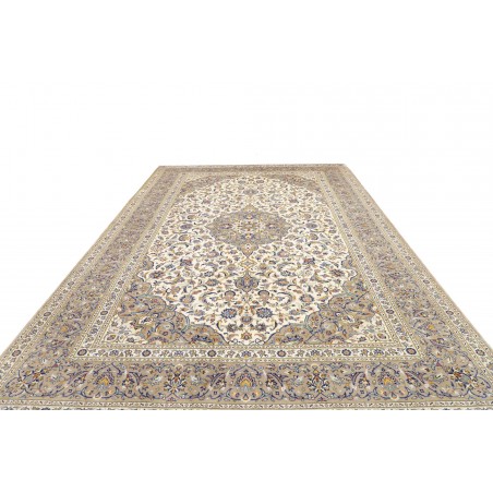 Tappeto Kashan Persia beige marrone 252x367