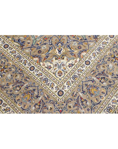 Tappeto Kashan Persia beige marrone 252x367