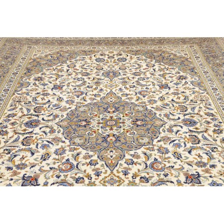 Tappeto Kashan Persia beige marrone 252x367