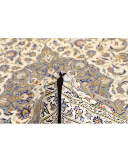 Tappeto Kashan Persia beige marrone 252x367