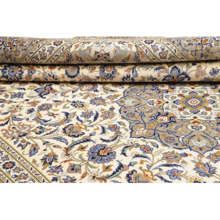 Tappeto Kashan Persia beige marrone 252x367