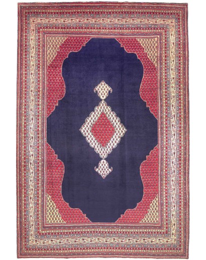 Tappeto Sarough Persia azzurro bianco 262x395