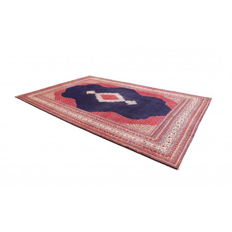 Tappeto Sarough Persia azzurro bianco 262x395