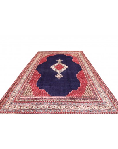 Tappeto Sarough Persia azzurro bianco 262x395