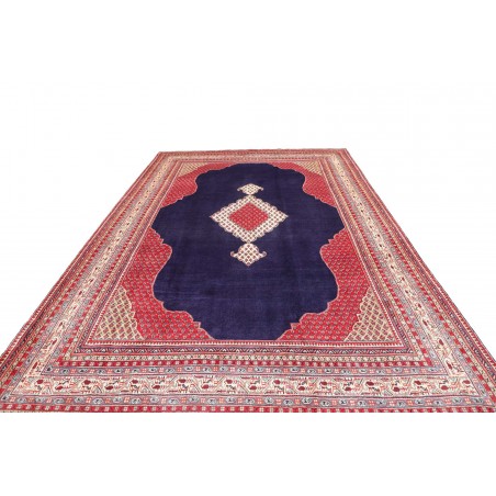 Tappeto Sarough Persia azzurro bianco 262x395