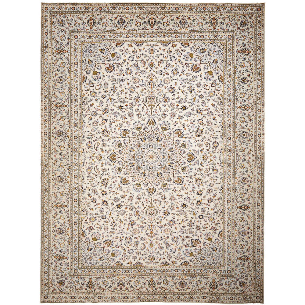 Tappeto Kashan Persia bianco 293x395 Tappeto Kashan Persia bianco 293x395