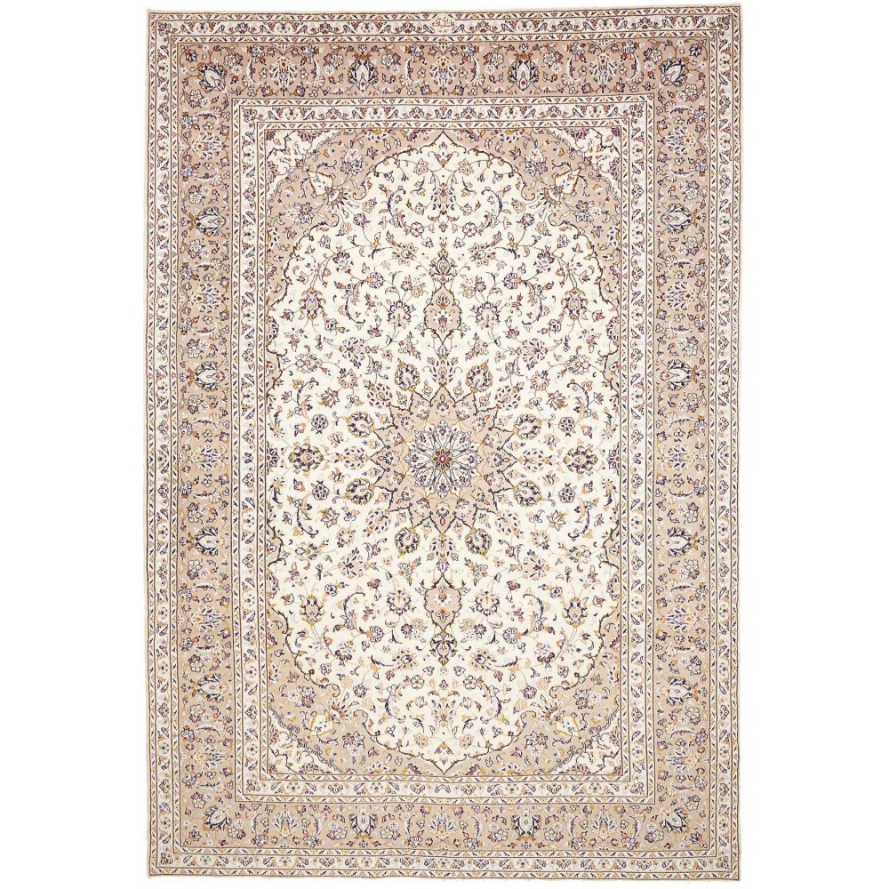 Tappeto Kashan Persia bianco 243x355