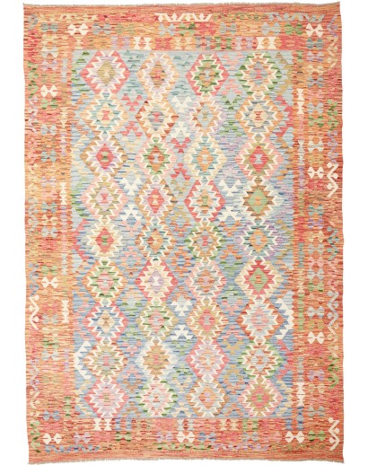 Tappeto Kilim Afghanistan marrone 209x298