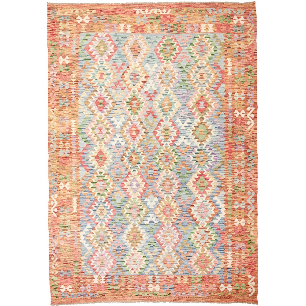 Tappeto Kilim Afghanistan marrone 209x298