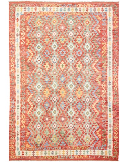 Tappeto Kilim Afghanistan marrone 205x295