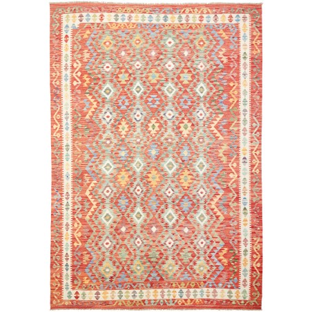 Tappeto Kilim Afghanistan marrone 205x295