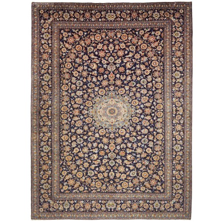Tappeto Kashan Persia bianco grigio 305x412