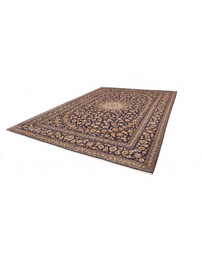 Tappeto Kashan Persia bianco grigio 305x412