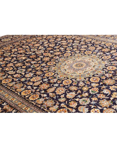 Tappeto Kashan Persia bianco grigio 305x412