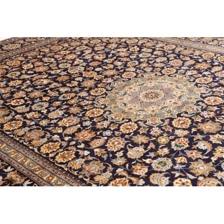 Tappeto Kashan Persia bianco grigio 305x412