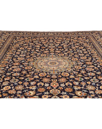 Tappeto Kashan Persia bianco grigio 305x412