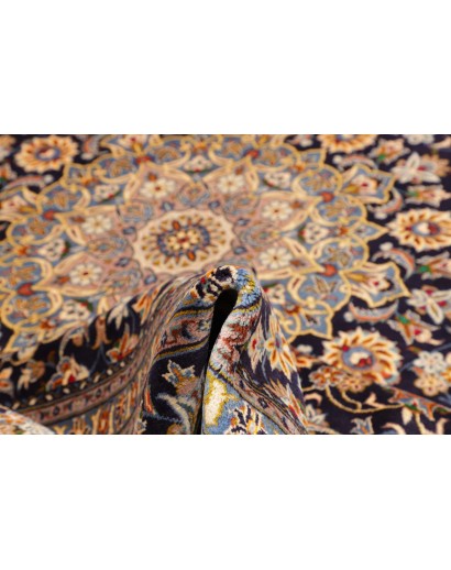 Tappeto Kashan Persia bianco grigio 305x412