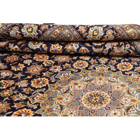 Tappeto Kashan Persia bianco grigio 305x412