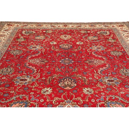 Tappeto Tabriz Persia marrone giallo 300x385