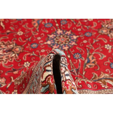 Tappeto Tabriz Persia marrone giallo 300x385