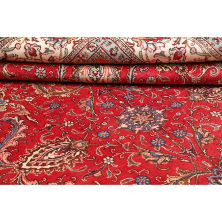 Tappeto Tabriz Persia marrone giallo 300x385