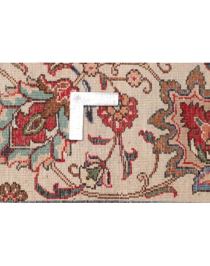 Tappeto Tabriz Persia marrone giallo 300x385