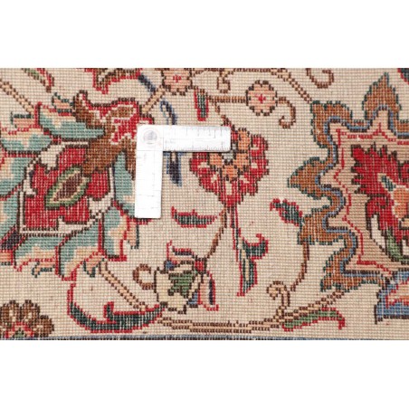 Tappeto Tabriz Persia marrone giallo 300x385