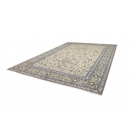 Tappeto Kashan Persia beige grigio 305x410