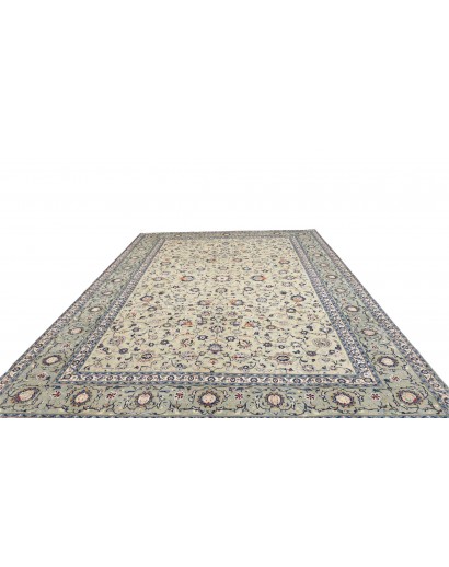 Tappeto Kashan Persia beige grigio 305x410