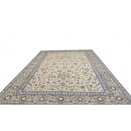 Tappeto Kashan Persia beige grigio 305x410