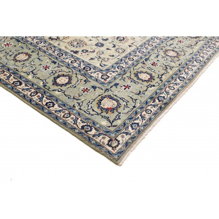 Tappeto Kashan Persia beige grigio 305x410