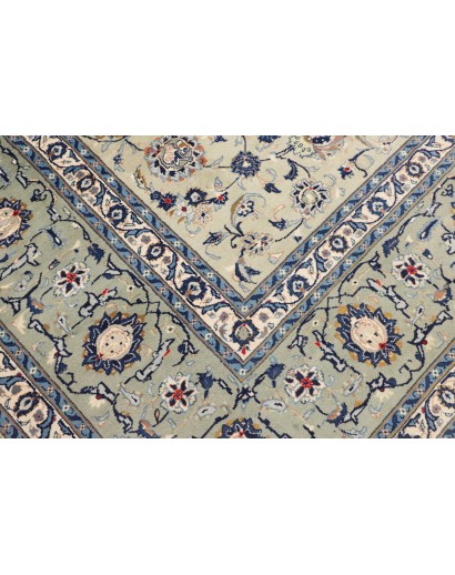 Tappeto Kashan Persia beige grigio 305x410