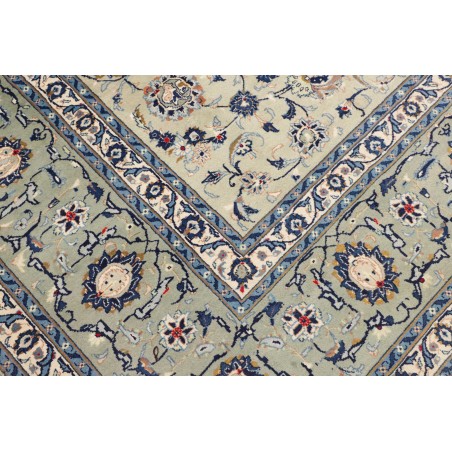 Tappeto Kashan Persia beige grigio 305x410