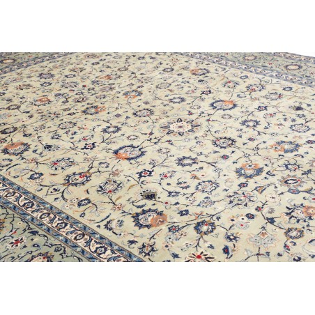 Tappeto Kashan Persia beige grigio 305x410