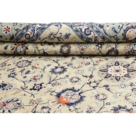 Tappeto Kashan Persia beige grigio 305x410