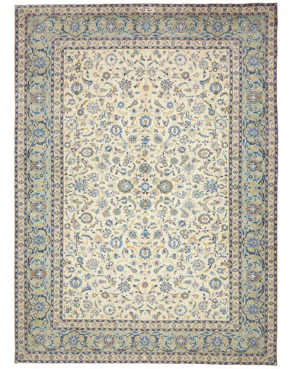 Tappeto Kashan Persia beige grigio 292x400