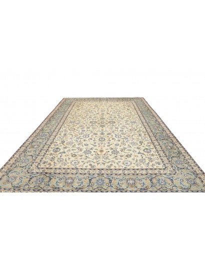Tappeto Kashan Persia beige grigio 292x400