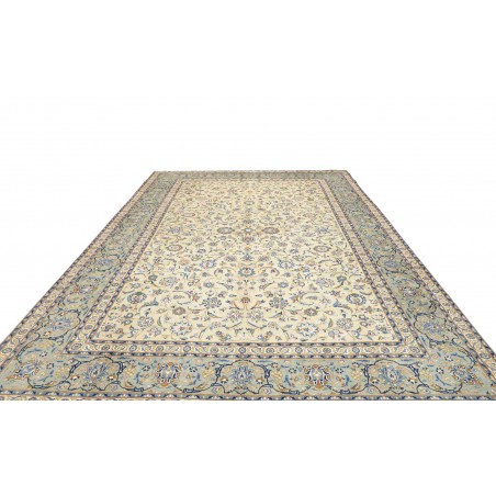 Tappeto Kashan Persia beige grigio 292x400