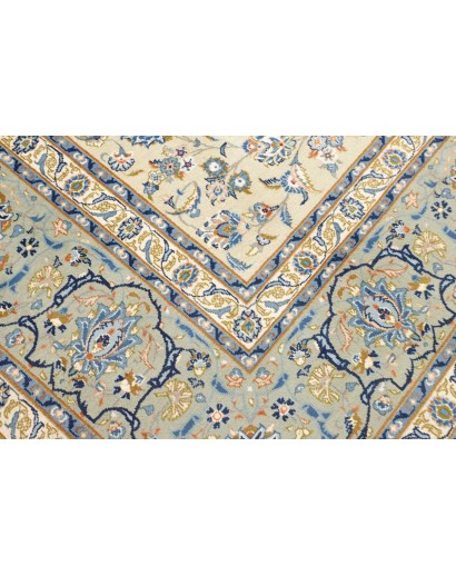 Tappeto Kashan Persia beige grigio 292x400