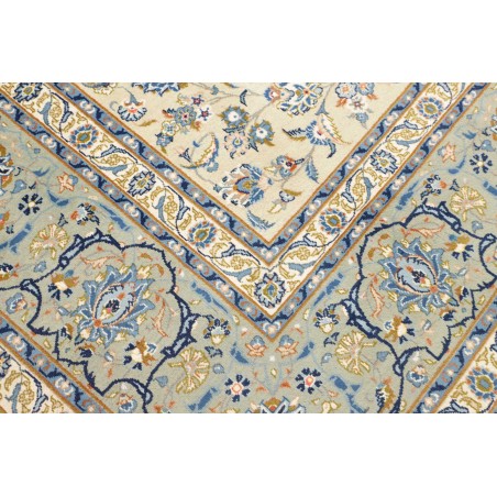 Tappeto Kashan Persia beige grigio 292x400