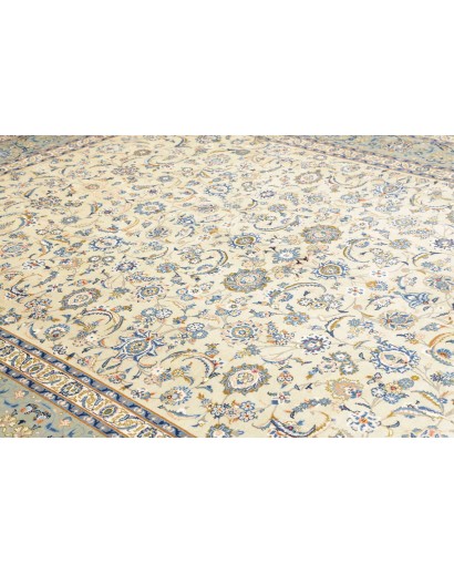 Tappeto Kashan Persia beige grigio 292x400