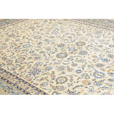 Tappeto Kashan Persia beige grigio 292x400