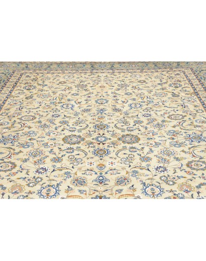 Tappeto Kashan Persia beige grigio 292x400