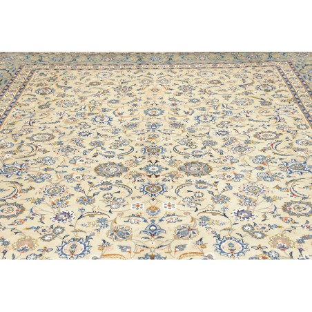 Tappeto Kashan Persia beige grigio 292x400